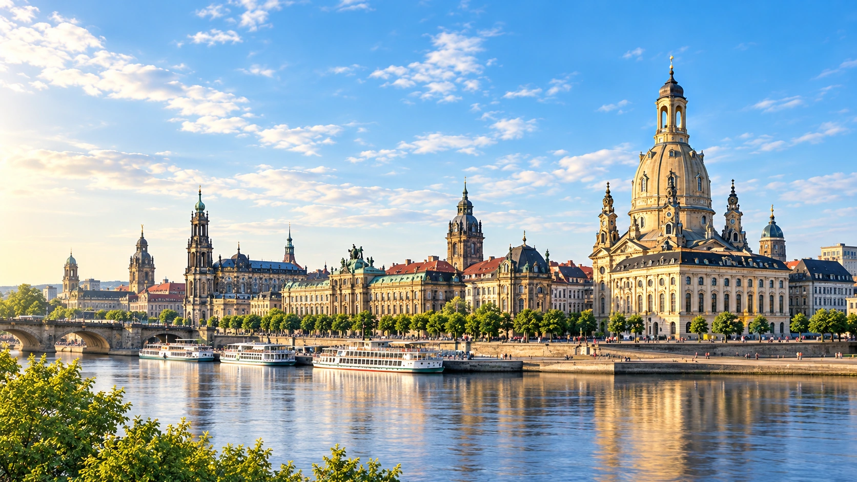 Dresden mit Elbpanorama