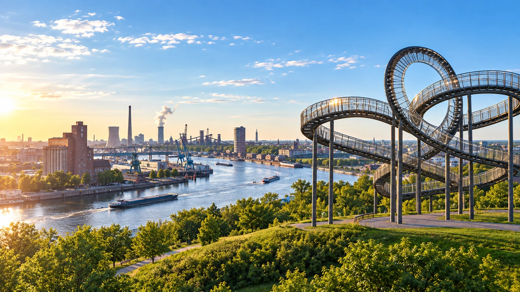 Duisburg mit Tiger and Turtle