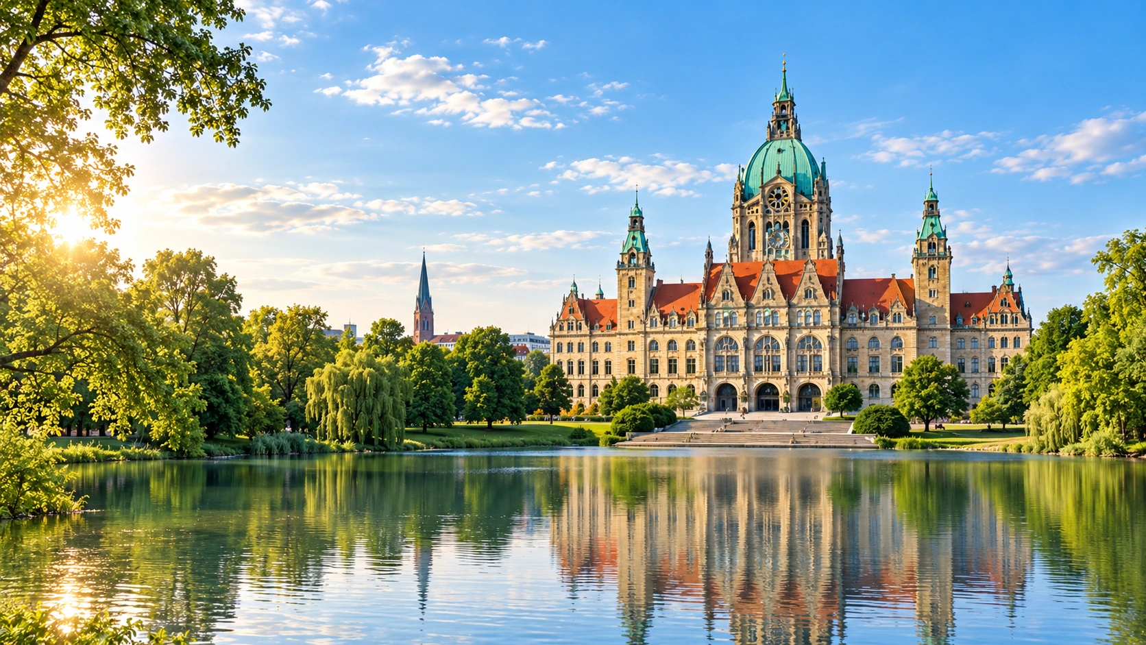 Hannover mit Neuem Rathaus